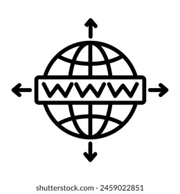 Browsing Vector Line Icon Design