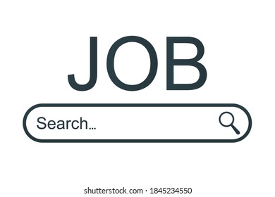 Browsing work opportunities online using job search computer app after being laid off during covid-19 or coronavirus outbreak at home. find your career and recruitment concept - stock vector