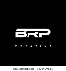 BRP Letter Initial Logo Design Template Vector Illustration
