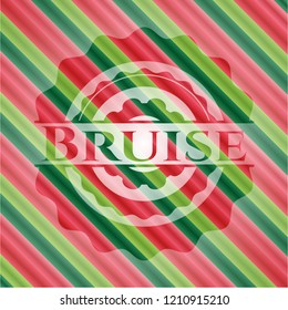 Bruise christmas badge.