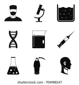 Bruise icons set. Simple set of 9 bruise vector icons for web isolated on white background