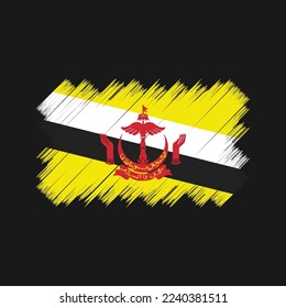 Brunei Flag-Vektorgrafik