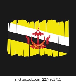 Brunei Flag-Vektorgrafik