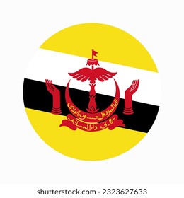 Brunei flag simple illustration for independence day or election