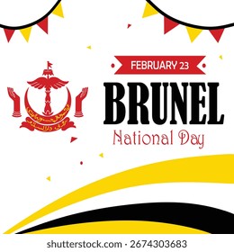 Brunei Flag Vector Art, Icons, and Graphics 
