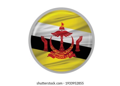 Brunei Flag Vector - Official Brunei Flag With Original Color .