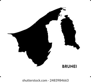 Brunei icon vector design, Brunei Logo design, Brunei's unique charm and natural wonders, Use it in your marketing materials, travel guides, or digital projects, Brunei map icon logo vector