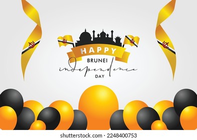 Brunei Independence Day Design Background
