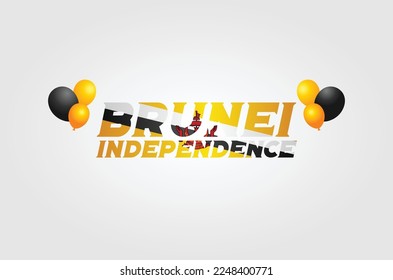 Fondo del diseño del Día de la Independencia de Brunéi