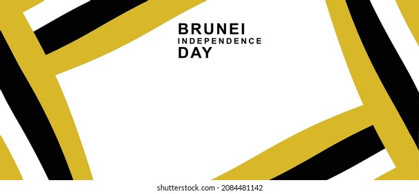 Brunei Independence Day Vector Design template background, banner.