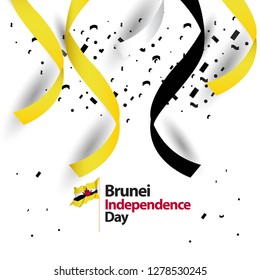 Brunei Independence Day Vector Template Design Illustration