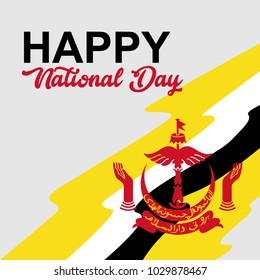 Brunei National Day Illustration