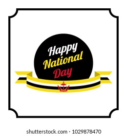 Brunei National Day Illustration