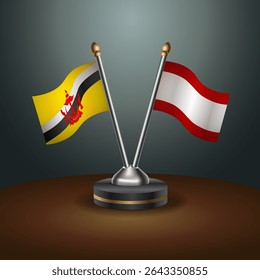 Tabela de Brunei e Taiti sinaliza relação com plano de fundo de gradiente