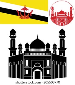 Brunei. Vector illustration