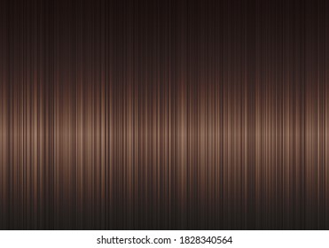 Brunette Glossy Straight Hair Texture. Vector Realistic 3d Illustration. Design Element for Hairdressers, Beauty Salons, Hair Care Cosmetics, Shampoo, Conditioner or Hair Dye Pack