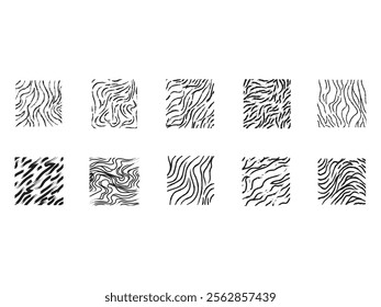 Brush Abstract Background Element Set