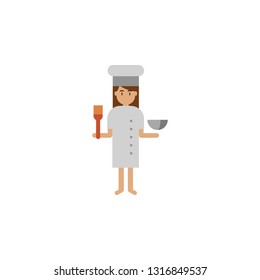 brush, bakery color icon. Element of color bakery illustration. Premium quality graphic design icon. Signs and symbols collection icon for websites, web design, mobile app