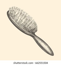 Brush barber shop vector