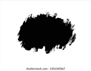 brush black watercolor background.vector creative illustration background.