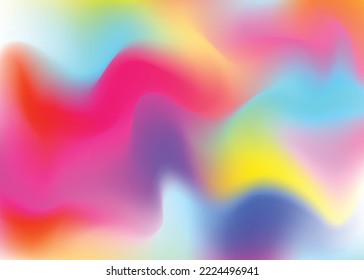 brush blurred colorful hologram foil.