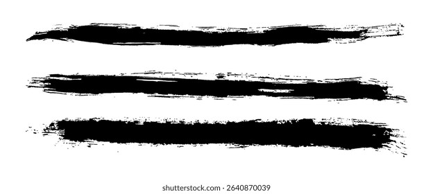 Brush the bundle stroke line on black colour