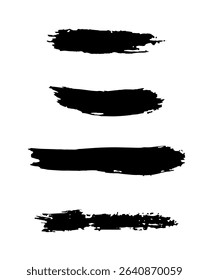 Brush the bundle stroke line on black colour