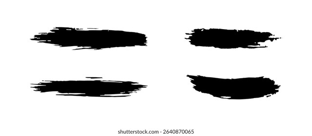 Brush the bundle stroke line on black colour