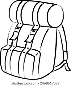Brush camping tools Climbing backpack