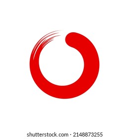 Brush Circle Logo can be use for icon, sign, logo and etc