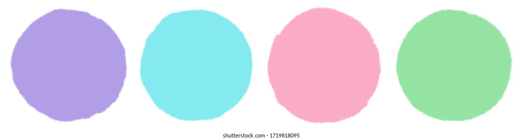Brush Circle Logo. Template Vector	
