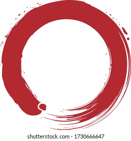 brush circle ring round handwriting