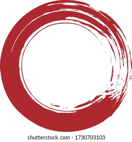 brush circle ring round handwriting
