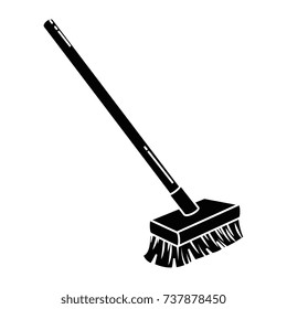 brush clean isolated icon