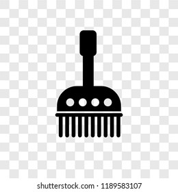 Brush cleanin vector icon isolated on transparent background, Brush cleanin transparency logo concept