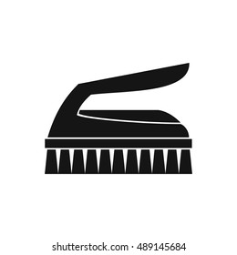 Brush for cleaning icon in simple style on a white background vector illustration