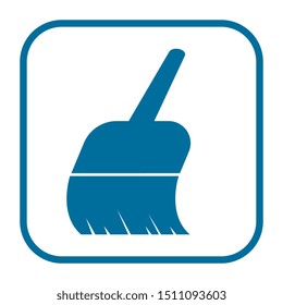 brush cleaning icon. vector illustration 