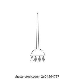 brush for cleaning on a white background