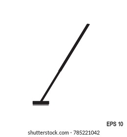 Brush for cleaning symbol.