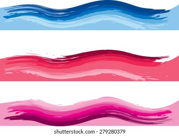 brush with  colorful background