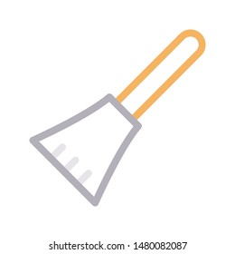 brush colour line vector icon