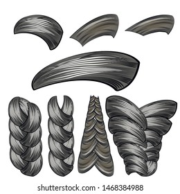 A brush to create a luxurious character image.  Using the tool, you can easily create a unique character image.