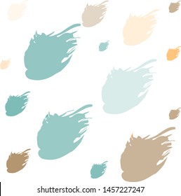 Brush dots abstract pattern. Abstract vector brus dots background. Contemporary textile ornament.