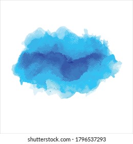 pincel de las sombras de dibujo acuarela.ilustración creativa vectorial.