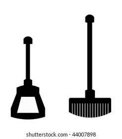 brush and dustpan