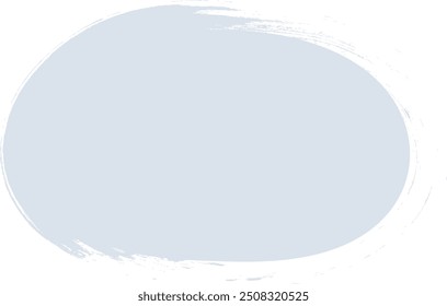 Pinseleffekt abstrakte Kreisform Vektorgrafik