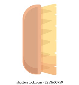 Brush element icon cartoon vector. Spa tool. Spa care