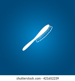 Brush fetlock vector icon