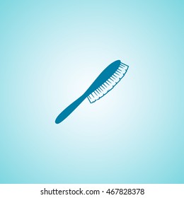 Brush fetlock vector icon