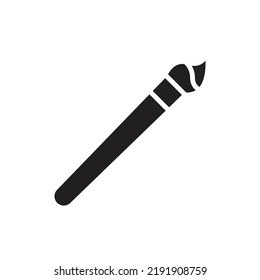 Brush Filled Icon Vector Illustration